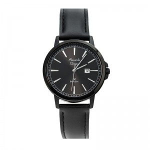 Alexandre Christie AC 1014 Full Black Leather Lady LDLIPDG